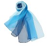 INSPIRE CHIC Women Long Chiffon Light Silky Gradient Color Shawl Wrap Scarf - 2 of 4