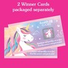 Big Dot of Happiness Unicorn Party Game Scratch Off Cards, Fun Party Activity for Kids, Rainbow Unicorn Birthday Game for Girls - 22 Count - 3 of 4