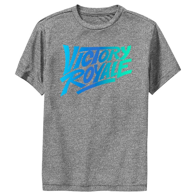Boy's Fortnite Victory Royale Gradient Logo Performance Tee, 1 of 5