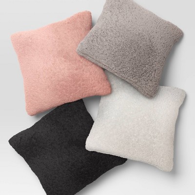 Sherpa Square Throw Pillow - Room Essentials™