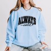 Simply Sage Market Women's Lightweight Garment Dyed Graphic Sweatshirt Always Cold Bold - 2 of 4