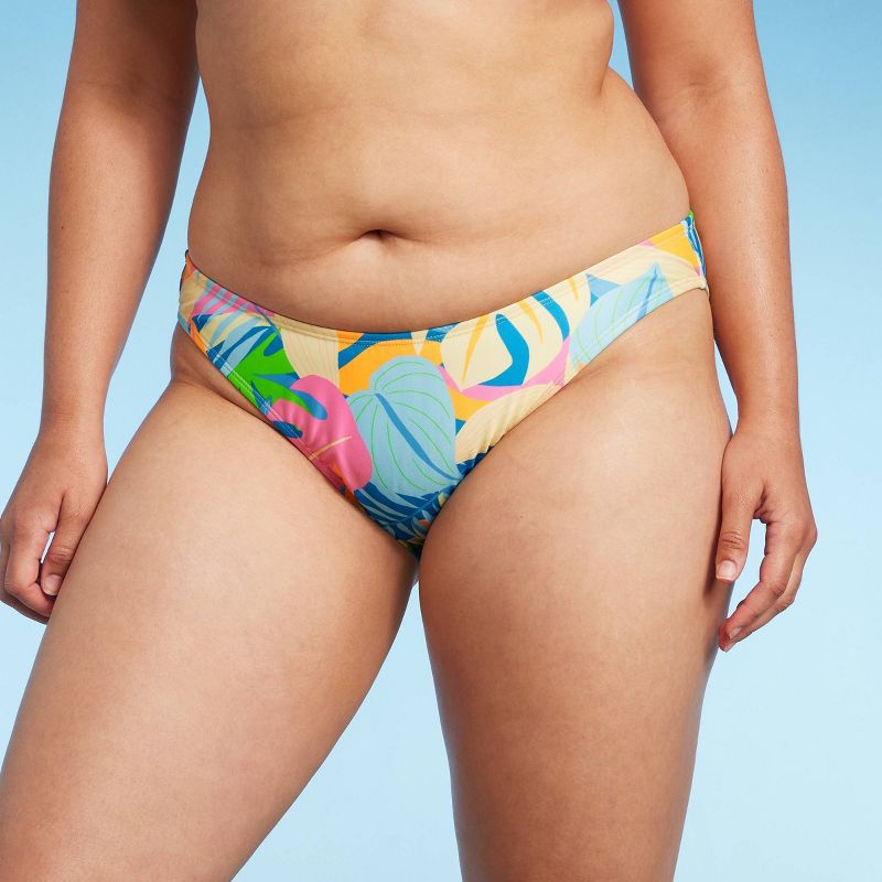 Women's Cheeky Bikini Bottom - Wild Fable™ Multi Tropical Print, 5 of 20