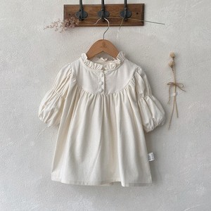 MyKids-Usa Infant Baby Sisters Clothing Romper Combo Dress In Autumn Outfit Wearing - 1 of 4