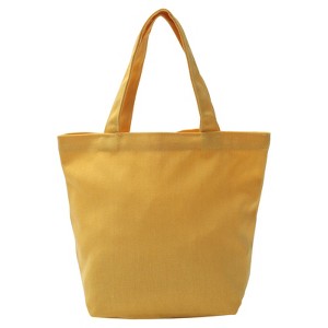 Unique Bargains Cotton Sturdy Reusable Mini Lunch Canvas Tote Bag with Handles 1 Pc - 1 of 4