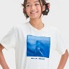 Girls' Billie Eilish Oversized Graphic T-Shirt - art class™ White - image 2 of 4