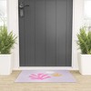 Daily Regina Designs Lavender Abstract Leaves Modern 30" x 20" Welcome Mat - Society6 - 2 of 3
