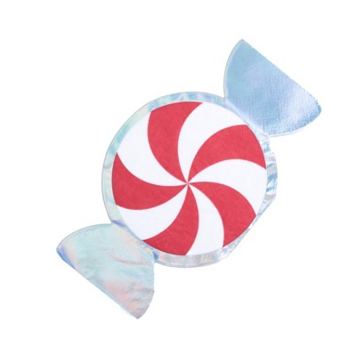 Jollity & Co. - Red Peppermint Napkins - Pack of 16 Paper Napkins