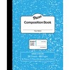 Pacon Composition Book, Grade 2, Blue Marble, 3/4" x 3/8" x 3/8" Ruled, 9-3/4" x 7-3/4", 24 Sheets, Pack of 24 - 2 of 2