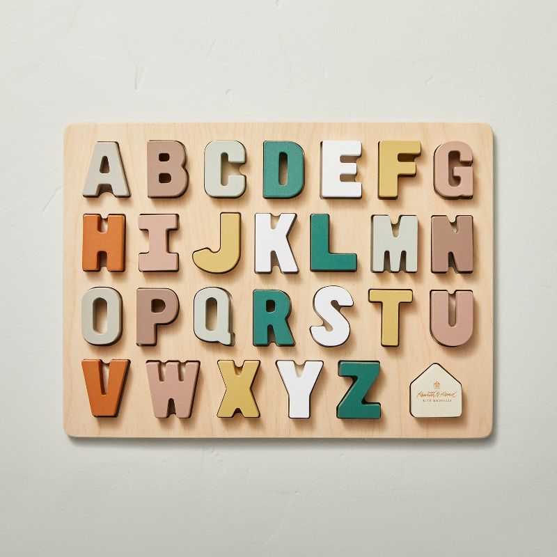 Toy Alphabet Peg Puzzle - 28pc - Hearth &#38; Hand&#8482; with Magnolia, 1 of 9
