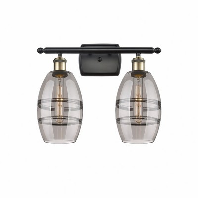 Vaz - 2 Light Bath Vanity In Industrial Style-9.13 Inches Tall and 15.88 Inches Wide