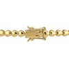 EVERLY JEWELRY | Yellow Plated Sterling Silver 1/4 CT TGW Heart Shape Created White Sapphire Bracelet, 7.5 inc - 4 of 4