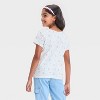 Girls' Short Sleeve Pointelle T-Shirt - Cat & Jack™ - 2 of 3