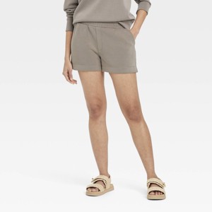 Women's High-Rise Sandwash Pull-On Shorts - A New Day™ - 1 of 3