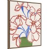 Amanti Art Petal Perimeter Bouquet I by June Erica Vess Framed Wall Art Print - 2 of 4