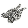 Unique Bargains Fashion Leopard Print Bow Ribbon Hair Clips Yellow Brown 1 Pc - 4 of 4
