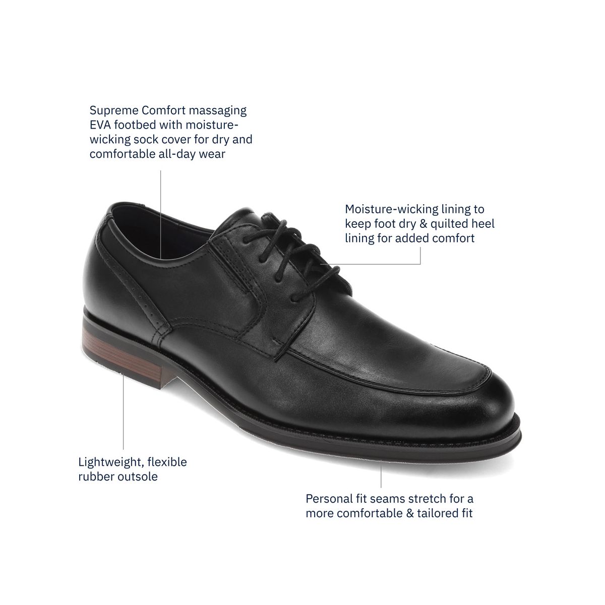 Dockers Mens Elmer Dress Oxford Shoe - thumbnail 7