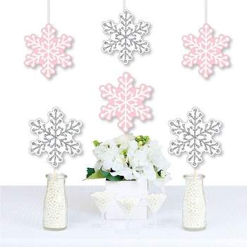 Big Dot of Happiness Winter Wonderland Table Decor Snowflake Fold & Flare  Centerpieces 10 Ct, 10 Count - Harris Teeter