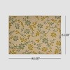 Gulches Outdoor Ivory Rectangular Area Rug 84"x63", 100% Polypropylene, Machine Woven Loop Pile, Woven Backing - 3 of 4