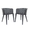 NicBex Patio Dining Chairs Set of 2,Outdoor Chairs with Iron Frame,Kitchen Chairs for Dining Room,Patio - 2 of 4