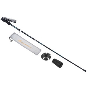 Unique Bargains Aluminum Alloy Collapsible Hiking Trekking Pole with Snow Basket 43-53 Inch - 1 of 4