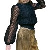 Women's Textured Woven Top - FLYING TOMATO - 2 of 4