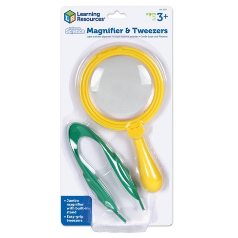 Learning Resources Magnifier And Tweezers Fine Motor Toys For Kids Ages 3plus Science Target