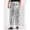 Lars Amadeus Men's Elastic Waist Sparkly Disco Costume Metallic Sequin Joggers - 3 of 4