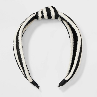 Striped Top Knot Headband - Universal Thread™