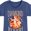 Girls' - Disney - Belle Diamond In The Rough Fitted Short Sleeve Graphic T-Shirt - 2 of 4