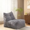 Maliang White Bean Bag Chair, Cozy Lazy Sofa Filled with High-Density Foam for Living Spaces, Bedrooms - 2 of 4