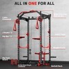 Power Rack, 1600LBS Capacity Squat Rack for Home Gym with Cable Crossover, Pull-up Bar, Multifunctional Home Gym Equipment with Attachments - 2 of 4
