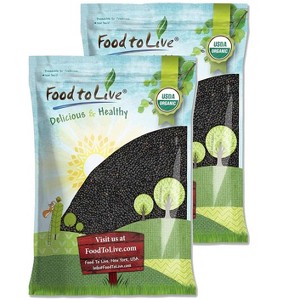 Organic Black Lentils - by Food To Live - 1 of 4