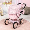 Bayer Design Dolls: Trendy Pram - Pink & Animal Print- Fits Dolls Up To 18" - 3 of 4