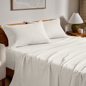 100% Cotton Flannel Sheet Set by Bare Home - 1 of 4