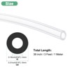 Unique Bargains Flexible Silicone Rubber Tube High Temp Water Air Hose Pipe for Pump - 3 of 4
