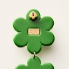 Floral Linear Earrings - kate spade new york x Target Green - 4 of 4