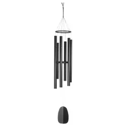 Woodstock Chimes Signature Collection, Bells of Paradise, 54'' Black Wind Chime BPK54