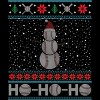 Men's Design By Humans Christmas Baseball Snowman Ugly Christmas Xmas By pahari T-Shirt - 2 of 4