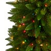Nearly Natural 5-ft Sierra Fir Artificial Christmas Tree with 200 Multicolored Lights and 428 Bendable Branches in Decorative Container - 3 of 4