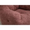 NicBex Soft Teddy Fabric Bean Bag Chair,High Density Memory Foam Filled Lazy Sofa Chair for Adults,Fluffy Lounge Seat with 250lbs Max - 4 of 4