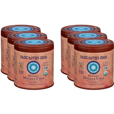 Blue Lotus Chai Rooibos Masala Chai - Case of 6 - 2 oz
