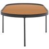 Emmerich Mirrored Coffee Table - Rose Gold/Black - Safavieh - 3 of 4