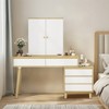 COZONY Makeup Vanity with Lights & Mirror - White Vanity Desk, Charging Station & Storage Cabinet - 4 of 4