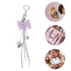 Unique Bargains Fashionable Bow Heart Handbag Charms Keychains 1 Pc - 3 of 4