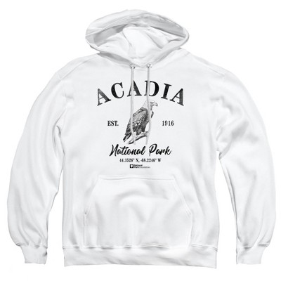 Men's Acadia National Park Bald Eagle Icon Pull-Over Hoodie
