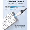 ORICO M.2 NVMe SSD Enclosure to USB-C PCIe Adapter 10Gbps USB3.2 Gen2 - 2 of 3