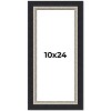 PosterPalooza | Panoramic Embellished Black Picture Frame - UV Acrylic, Foam Board Backing, Hanging Hardware - 2 of 4