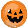 LoonBalloon 16" Orbz Halloween Manor Pumpkin Foil Balloon with 4 Latex Balloons – Spooky Party Decoration Set - 2 of 4