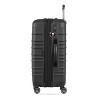 SWISSGEAR  Cascade Hardside Medium Checked Spinner Suitcase - Black - 4 of 4