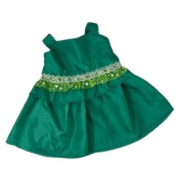 Doll Clothes Superstore Green Sundress Fits 15-16 Inch Baby Dolls